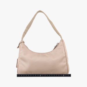 Pre-owned Prada Re-Edition 2005 Re-Nylon Bag Beige nylon 1BH204 handbag | stylenewstar