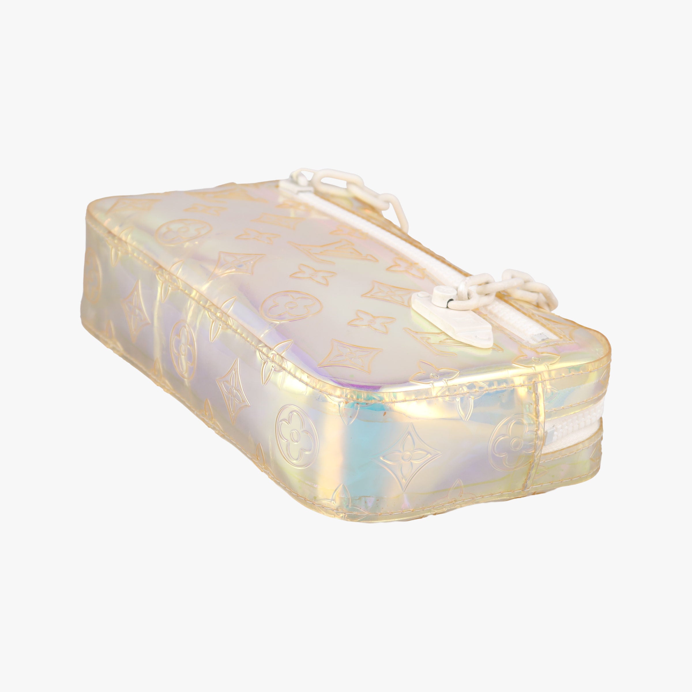 Pre-owned Louis Vuitton Pochette Volga prism pvc vinyl M55261 clutchbag | stylenewstar