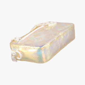 Pre-owned Louis Vuitton Pochette Volga prism pvc vinyl M55261 clutchbag | stylenewstar