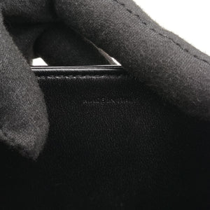 Pre-owned Celine Teen Triomphe Black Leather  shoulderbag | stylenewstar