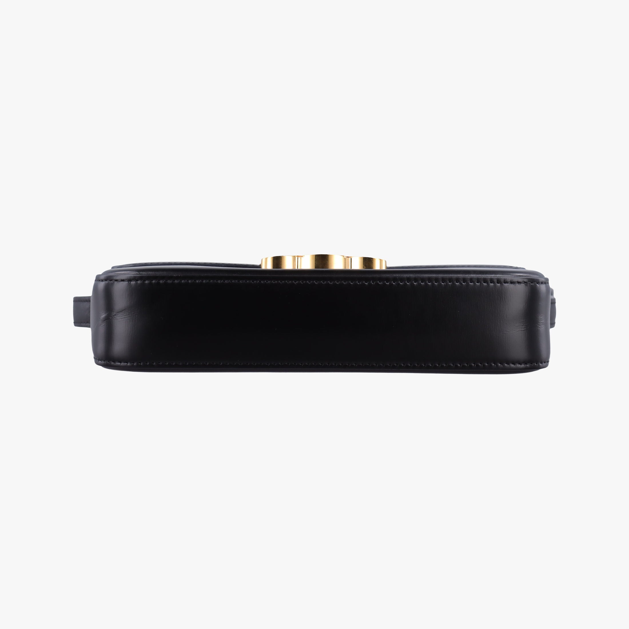 Pre-owned Celine Teen Triomphe Black Leather  shoulderbag | stylenewstar
