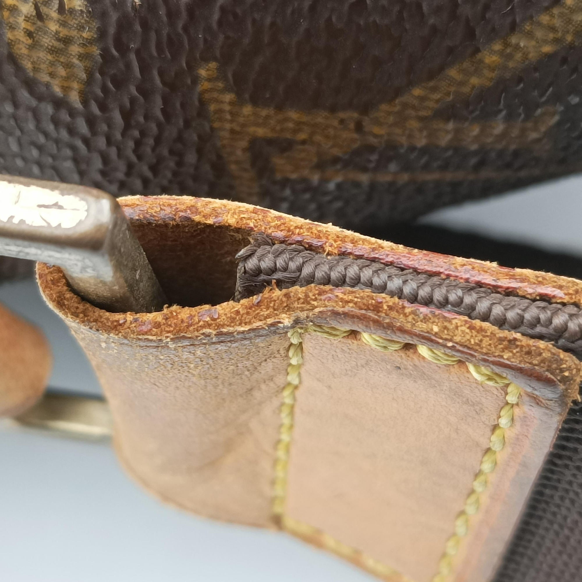 Pre-owned Louis Vuitton ABBESSES brown Monogram Canvas M45257 shoulderbag | stylenewstar