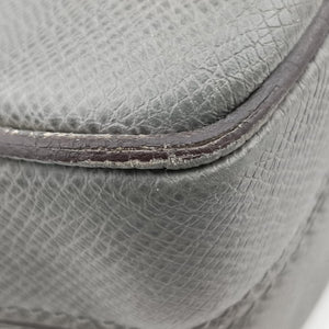 Pre-owned Louis Vuitton Porto Document Business MM Glacier Taiga M32952 handbag | stylenewstar