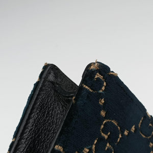 Pre-owned Gucci Dionysus Navy velour 476432 shoulderbag | stylenewstar