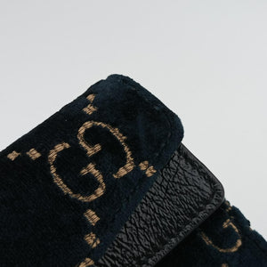 Pre-owned Gucci Dionysus Navy velour 476432 shoulderbag | stylenewstar