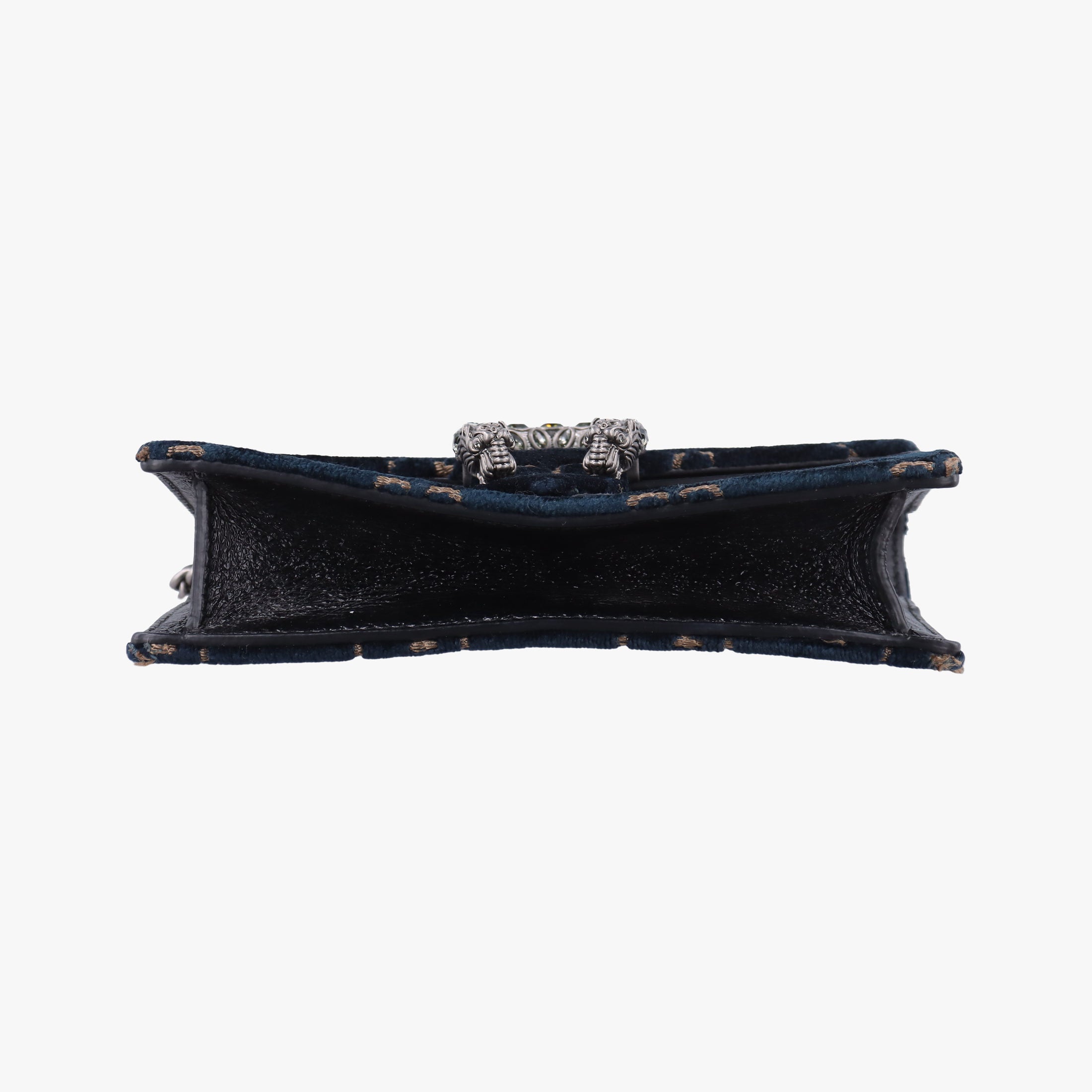 Pre-owned Gucci Dionysus Navy velour 476432 shoulderbag | stylenewstar