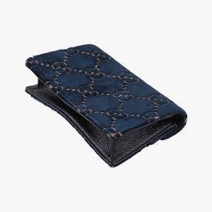 Pre-owned Gucci Dionysus Navy velour 476432 shoulderbag | stylenewstar