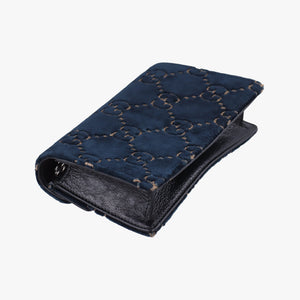 Pre-owned Gucci Dionysus Navy velour 476432 shoulderbag | stylenewstar