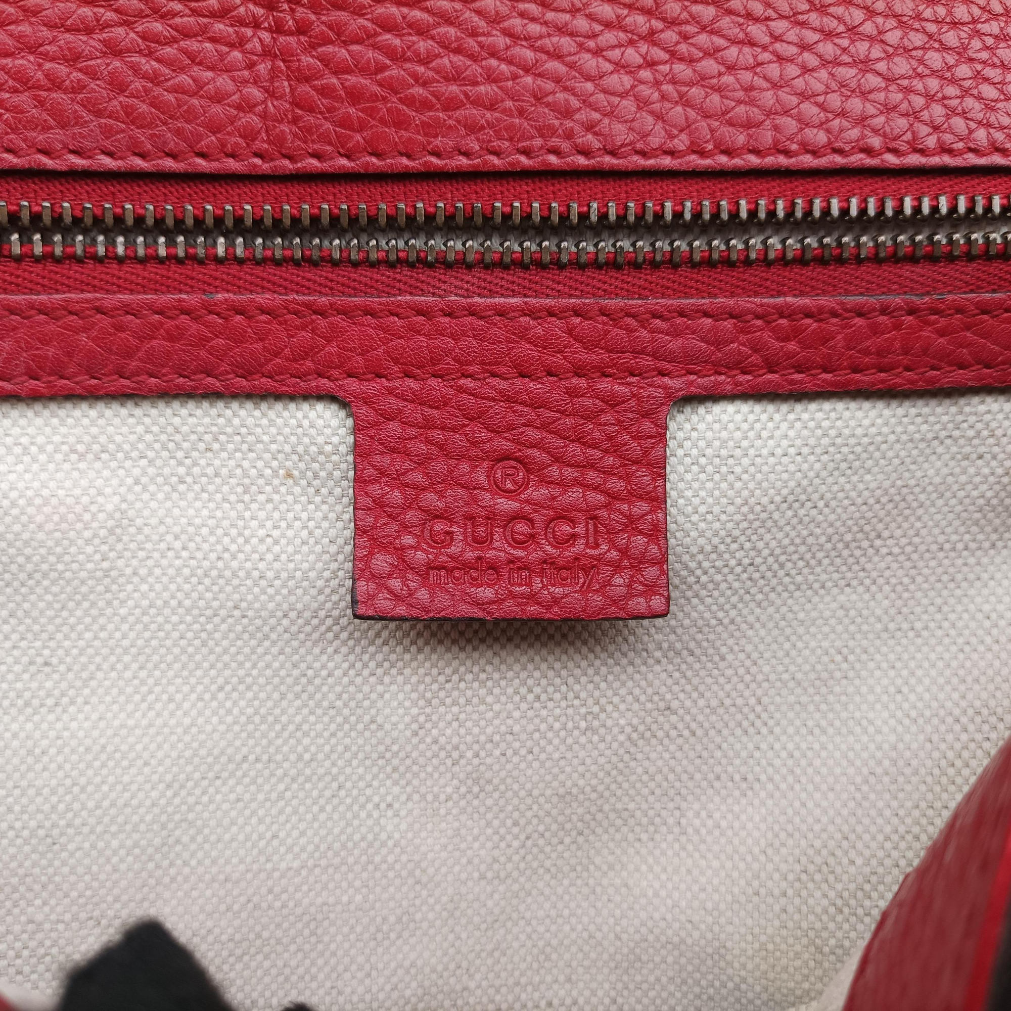 Secondhand Gucci GG Marmont Red Leather 421890 shoulderbag | stylenewstar