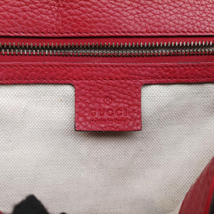 Secondhand Gucci GG Marmont Red Leather 421890 shoulderbag | stylenewstar