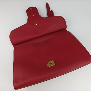 Secondhand Gucci GG Marmont Red Leather 421890 shoulderbag | stylenewstar