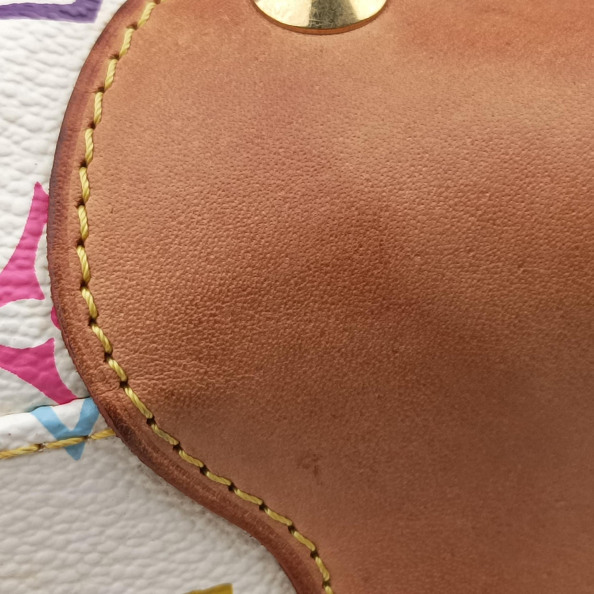 Pre-owned Louis Vuitton JUDY MM white Monogram Multicolor M40255 shoulderbag | stylenewstar