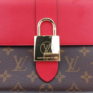 Pre-owned Louis Vuitton Locky BB Monogram/Brown×Coqulicot Monogram canvas×calf leather M44322 shoulderbag | stylenewstar