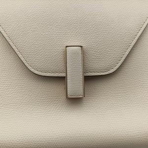 Pre-owned Valextra Iside Beige Calfskin  shoulderbag | stylenewstar