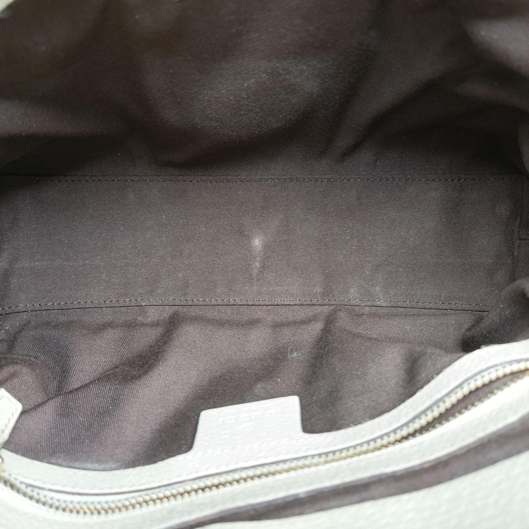 Pre-owned Gucci Web Treasure Flap White×Multicolour Leather×Canvas 145999 shoulderbag | stylenewstar