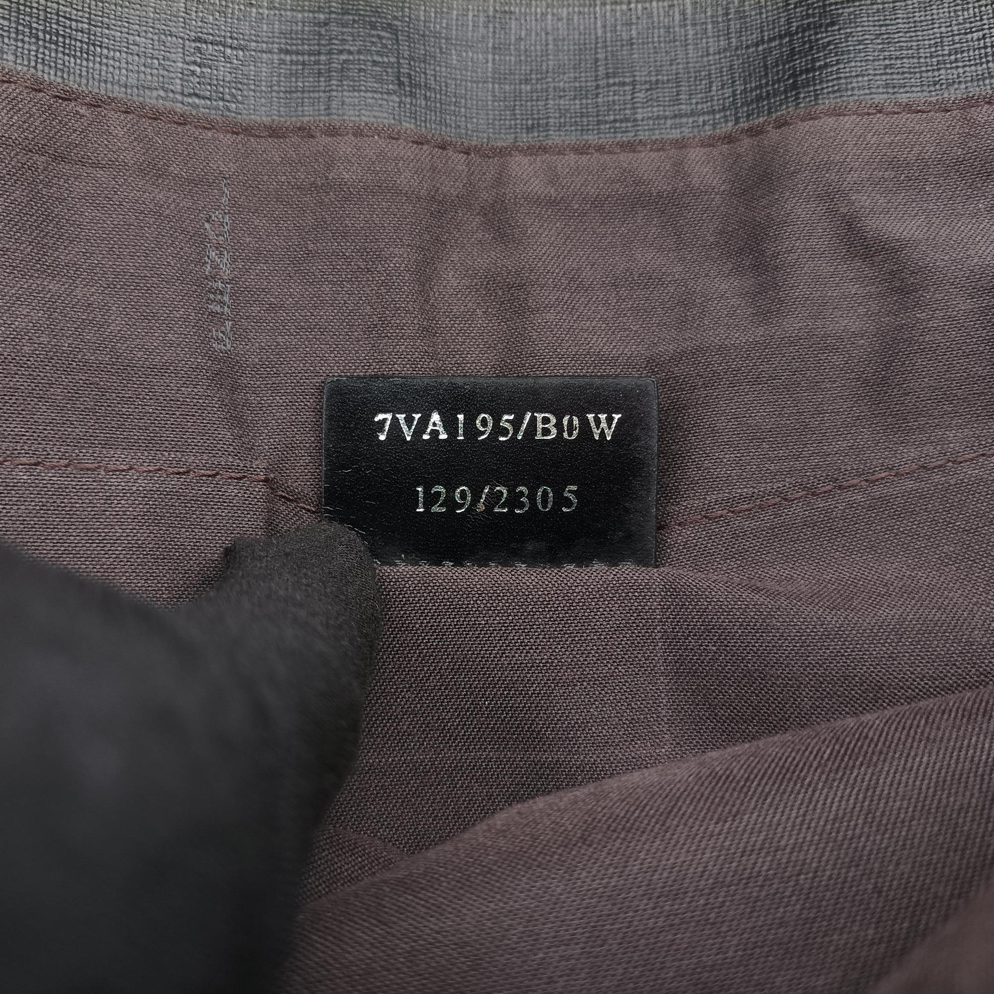Pre-owned Fendi Zucca Grey leather 7VA195 shoulderbag | stylenewstar