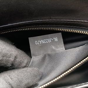 Pre-owned Valentino Rockstud Black Canvas×Leather  shoulderbag | stylenewstar