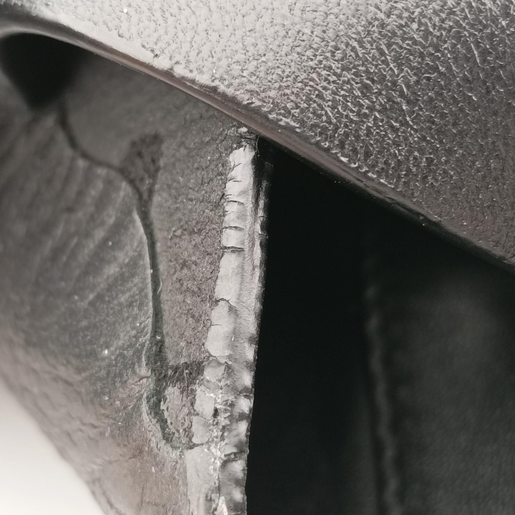 Pre-owned Valentino Rockstud Black Canvas×Leather  shoulderbag | stylenewstar