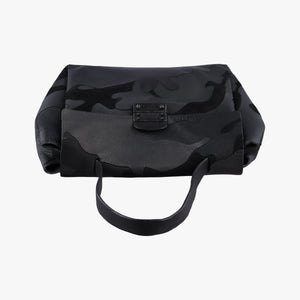Pre-owned Valentino Rockstud Black Canvas×Leather  shoulderbag | stylenewstar