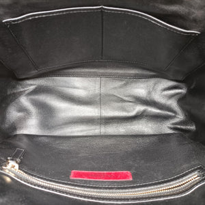 Pre-owned Valentino Rockstud Black Canvas×Leather  shoulderbag | stylenewstar