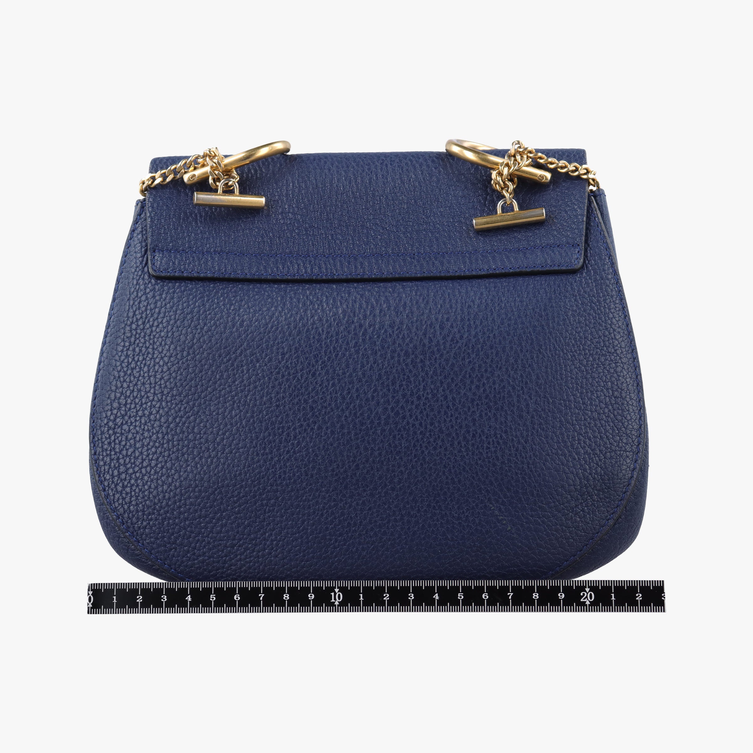 Secondhand Chloe DREW Navy Leather  shoulderbag | stylenewstar