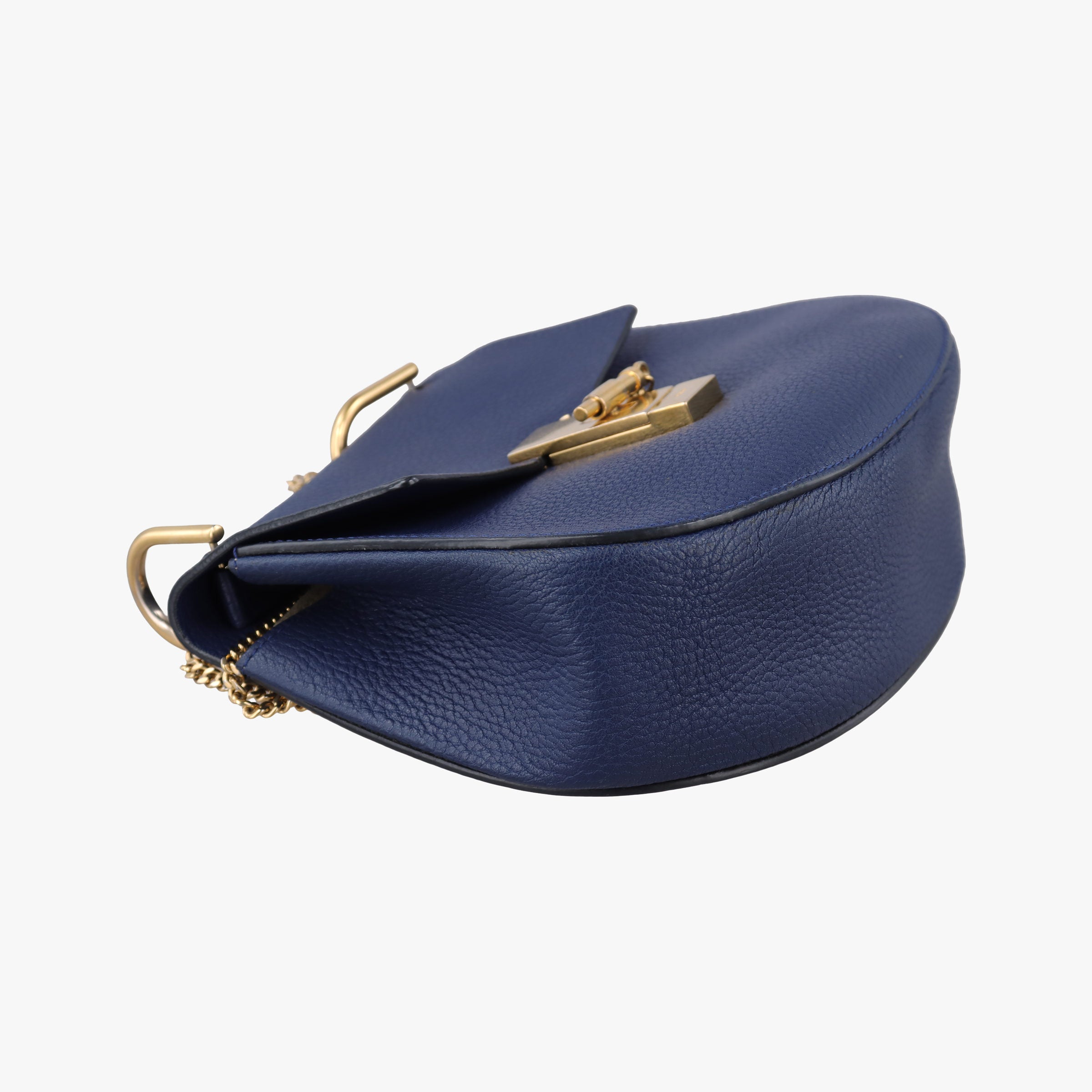 Secondhand Chloe DREW Navy Leather  shoulderbag | stylenewstar