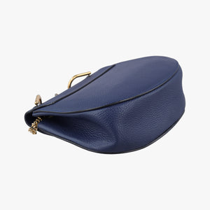 Secondhand Chloe DREW Navy Leather  shoulderbag | stylenewstar