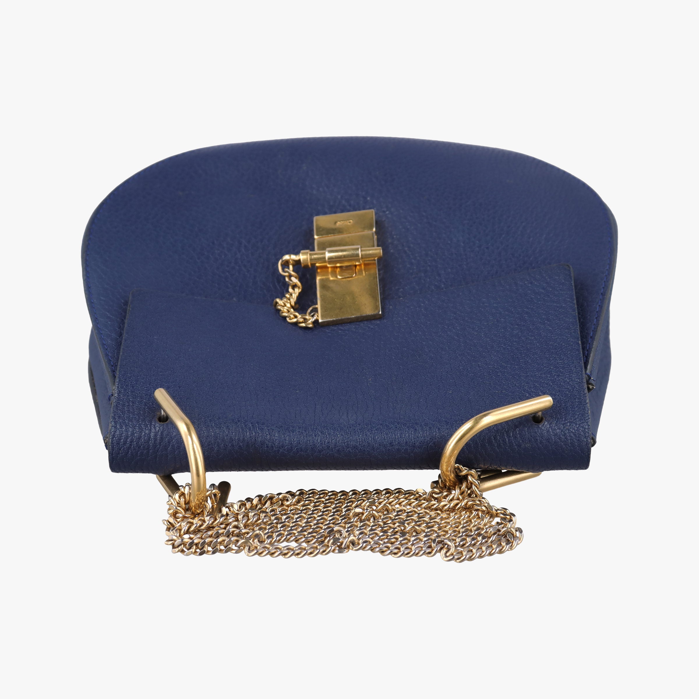 Secondhand Chloe DREW Navy Leather  shoulderbag | stylenewstar