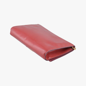 Secondhand Ferragamo Ginny Vara Red Leather  shoulderbag | stylenewstar