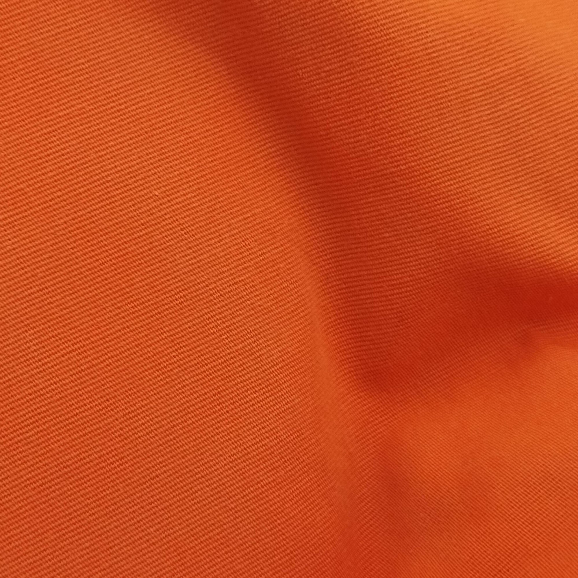 Pre-owned Hermes Cabag Elan Orange Toile Officier × Leather  shoulderbag | stylenewstar
