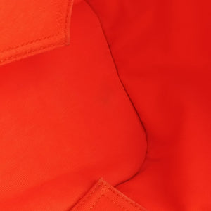 Pre-owned Hermes Cabag Elan Orange Toile Officier × Leather  shoulderbag | stylenewstar