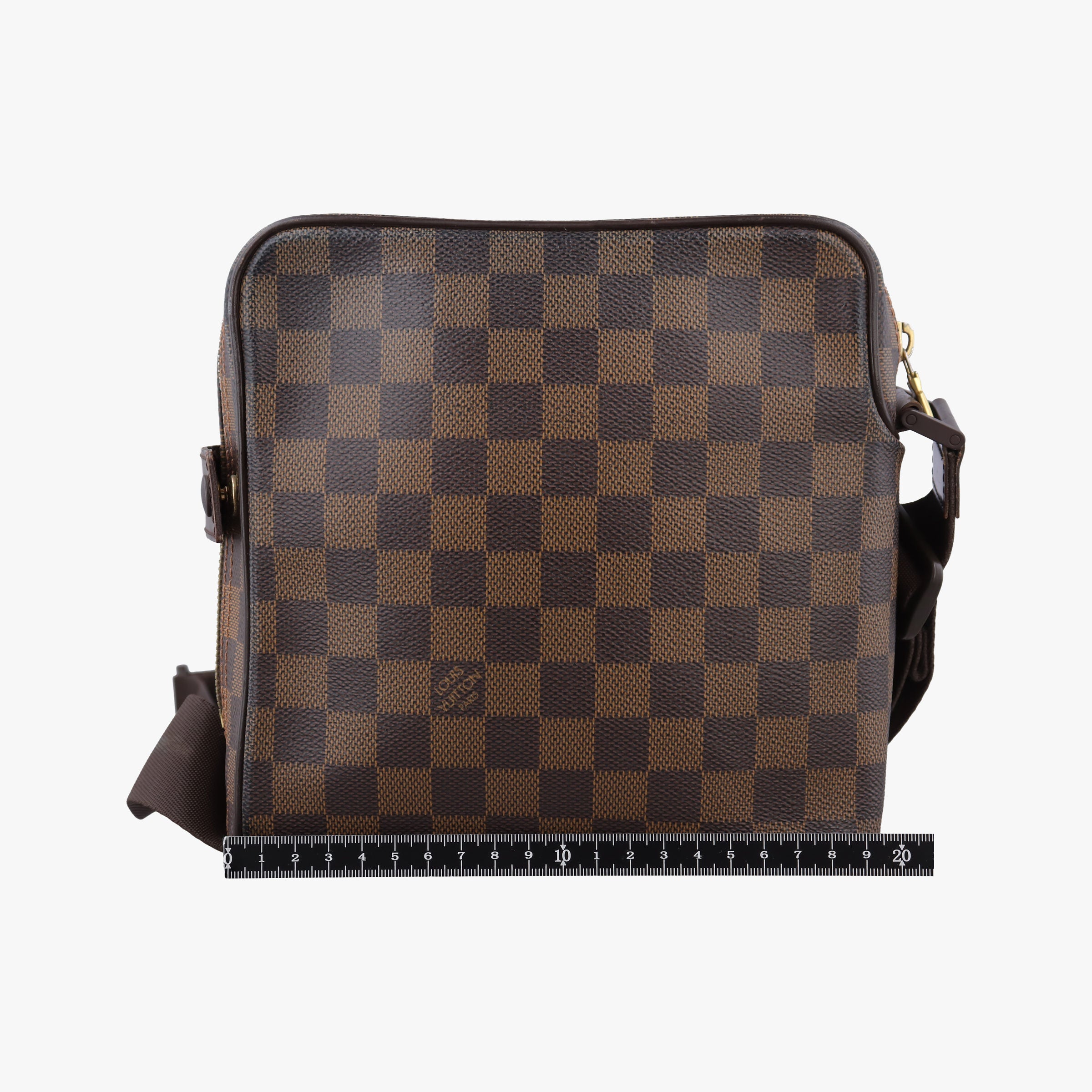 Pre-owned Louis Vuitton Olav PM EBENE Damier Canvas N41442 shoulderbag | stylenewstar