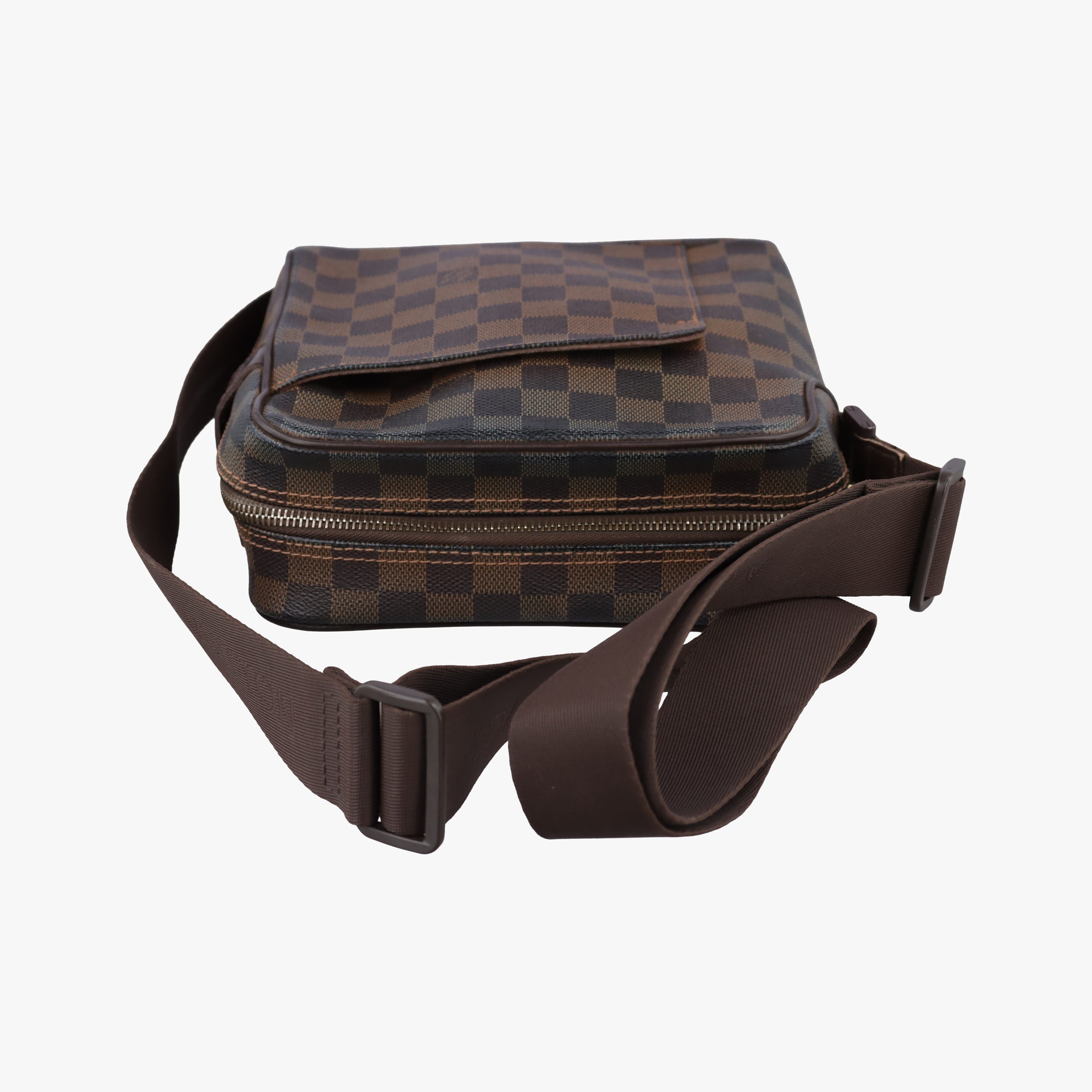 Pre-owned Louis Vuitton Olav PM EBENE Damier Canvas N41442 shoulderbag | stylenewstar