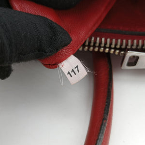 Secondhand Prada Twin Pocket Winged Tote Red Leather BN2619 handbag | stylenewstar