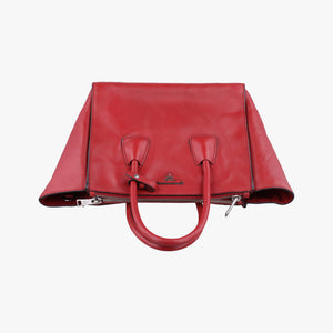 Secondhand Prada Twin Pocket Winged Tote Red Leather BN2619 handbag | stylenewstar
