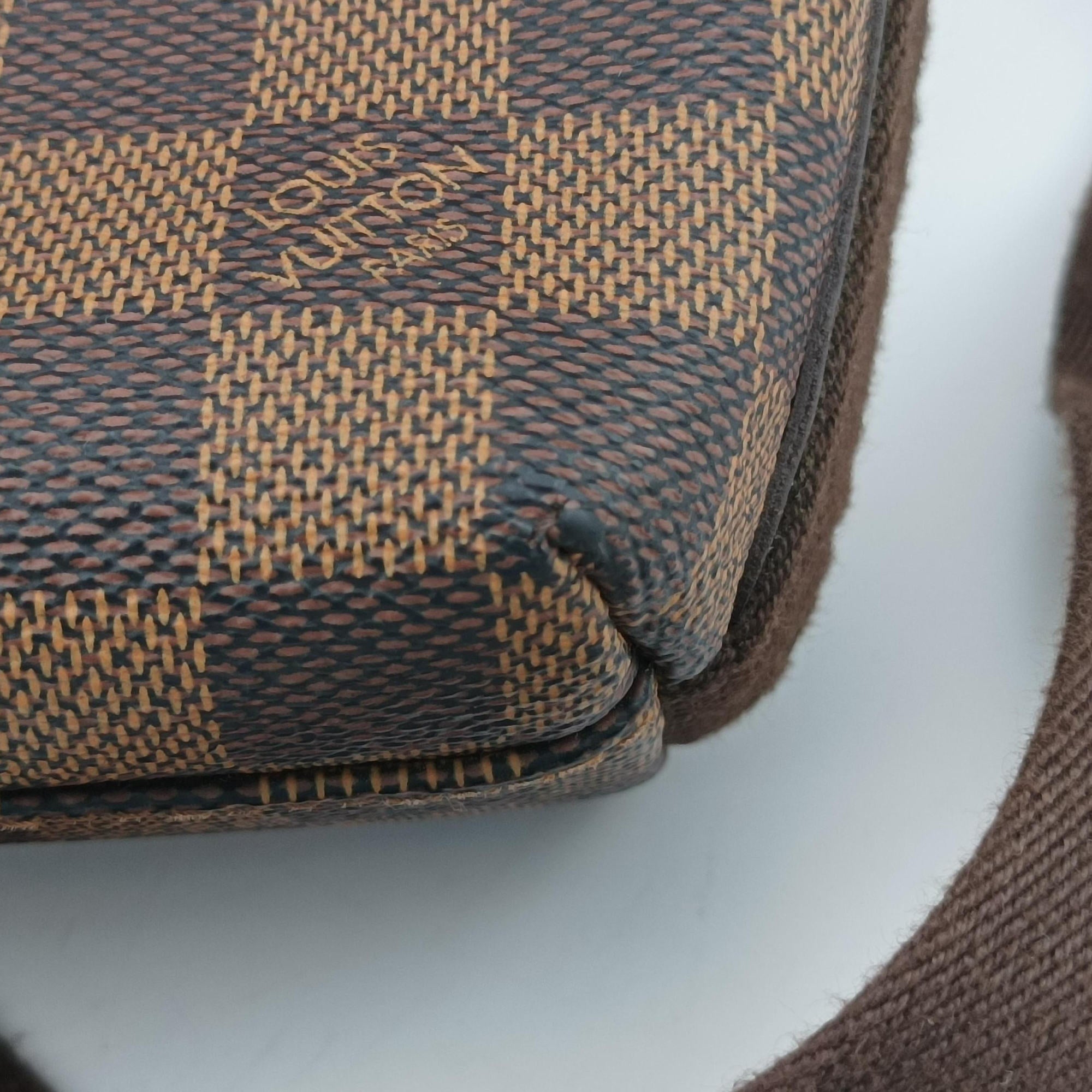 Pre-owned Louis Vuitton Trotter Bobur EBENE Damier Canvas N41135 shoulderbag | stylenewstar