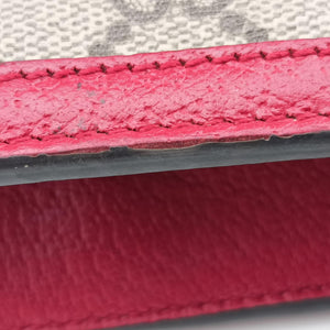 Pre-owned Gucci Queen Margaret Beige×Red×Navy PVC coated canvas×leather 476079 shoulderbag | stylenewstar