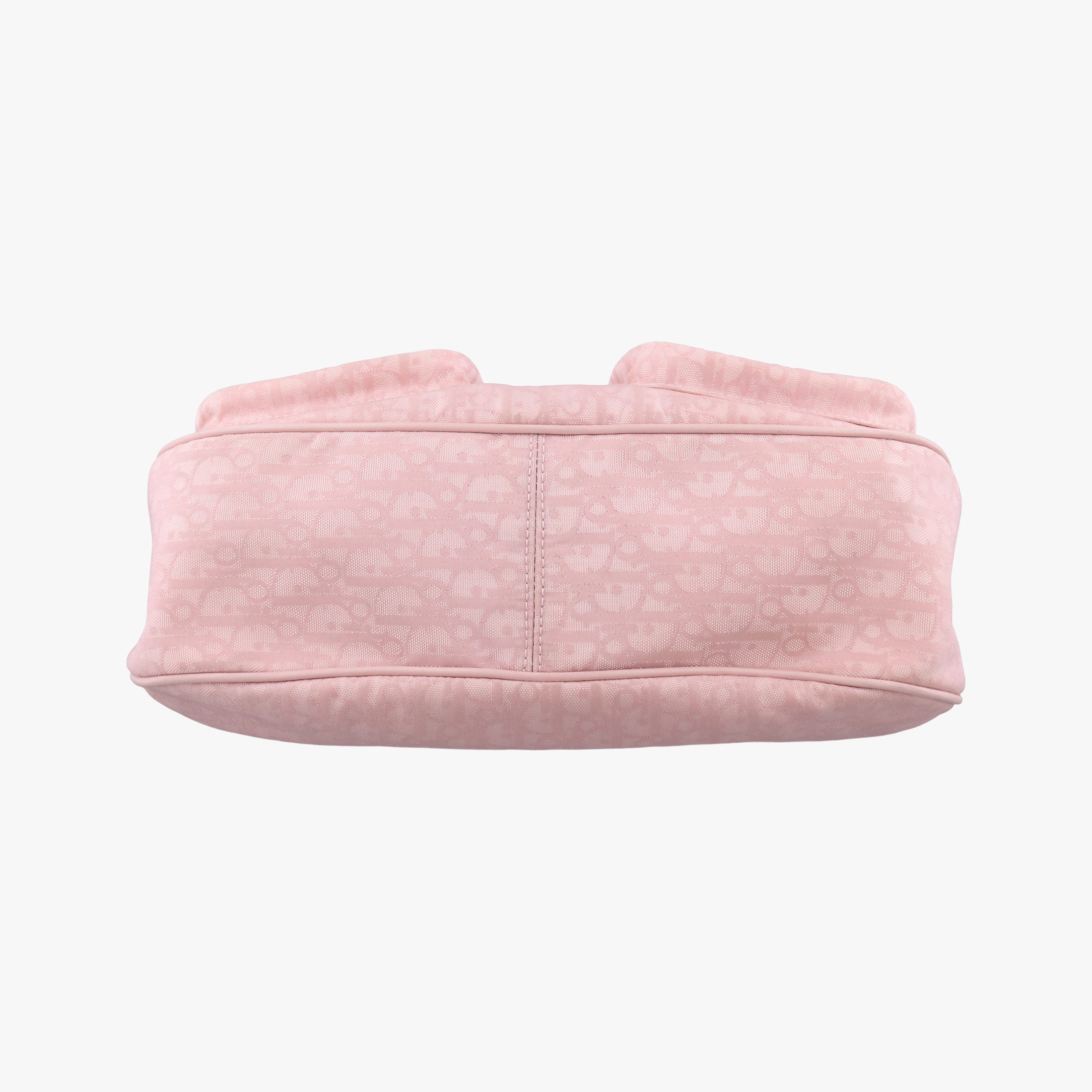 Pre-owned Christian Dior Lovely Trotter Pink Cotton Canvas × Leather  handbag | stylenewstar