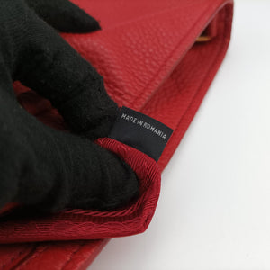 Vintage Prada Vitello Phoenix Red Leather BN1713 handbag | stylenewstar
