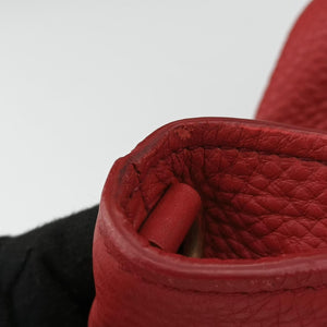 Vintage Prada Vitello Phoenix Red Leather BN1713 handbag | stylenewstar