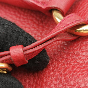 Vintage Prada Vitello Phoenix Red Leather BN1713 handbag | stylenewstar