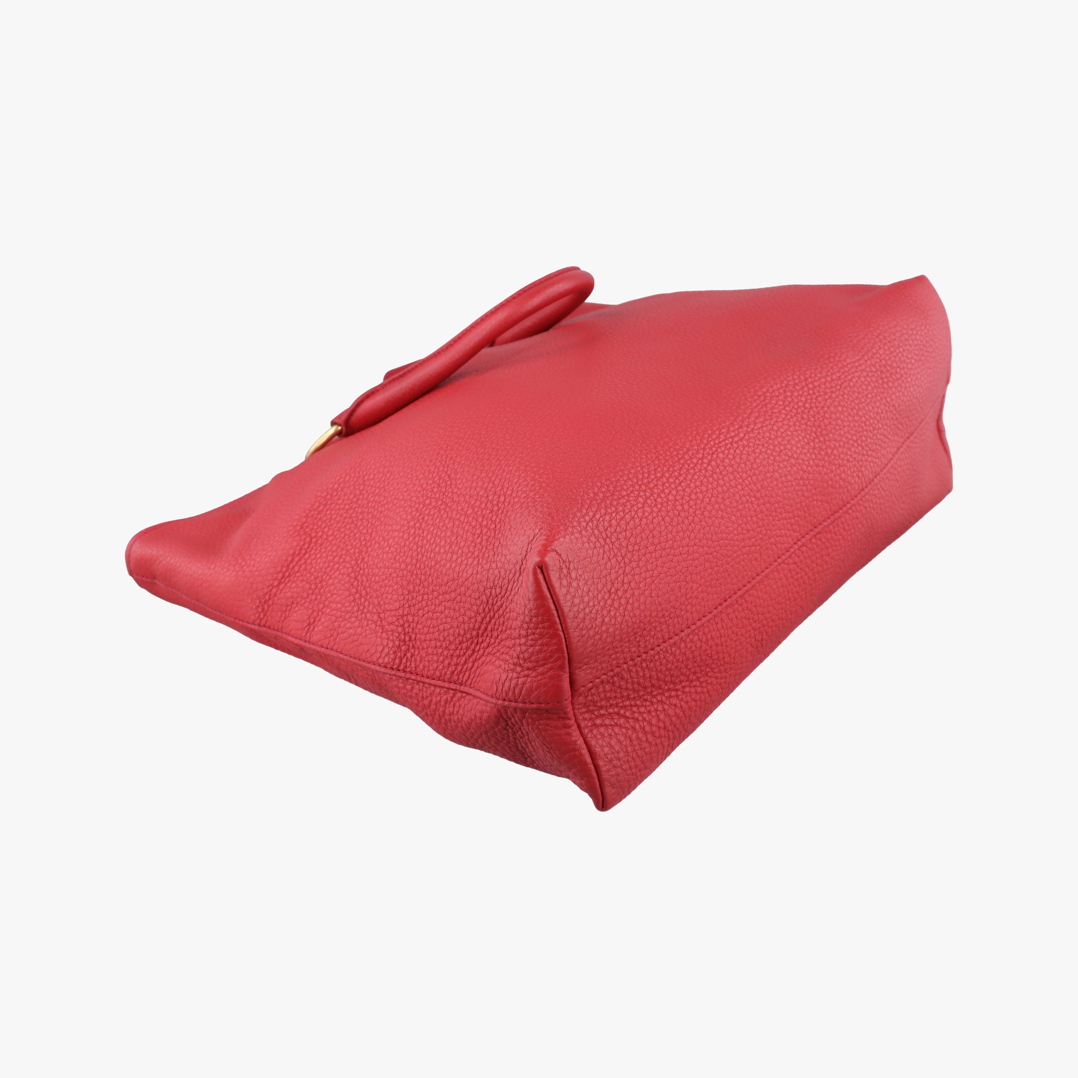 Vintage Prada Vitello Phoenix Red Leather BN1713 handbag | stylenewstar