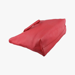 Vintage Prada Vitello Phoenix Red Leather BN1713 handbag | stylenewstar