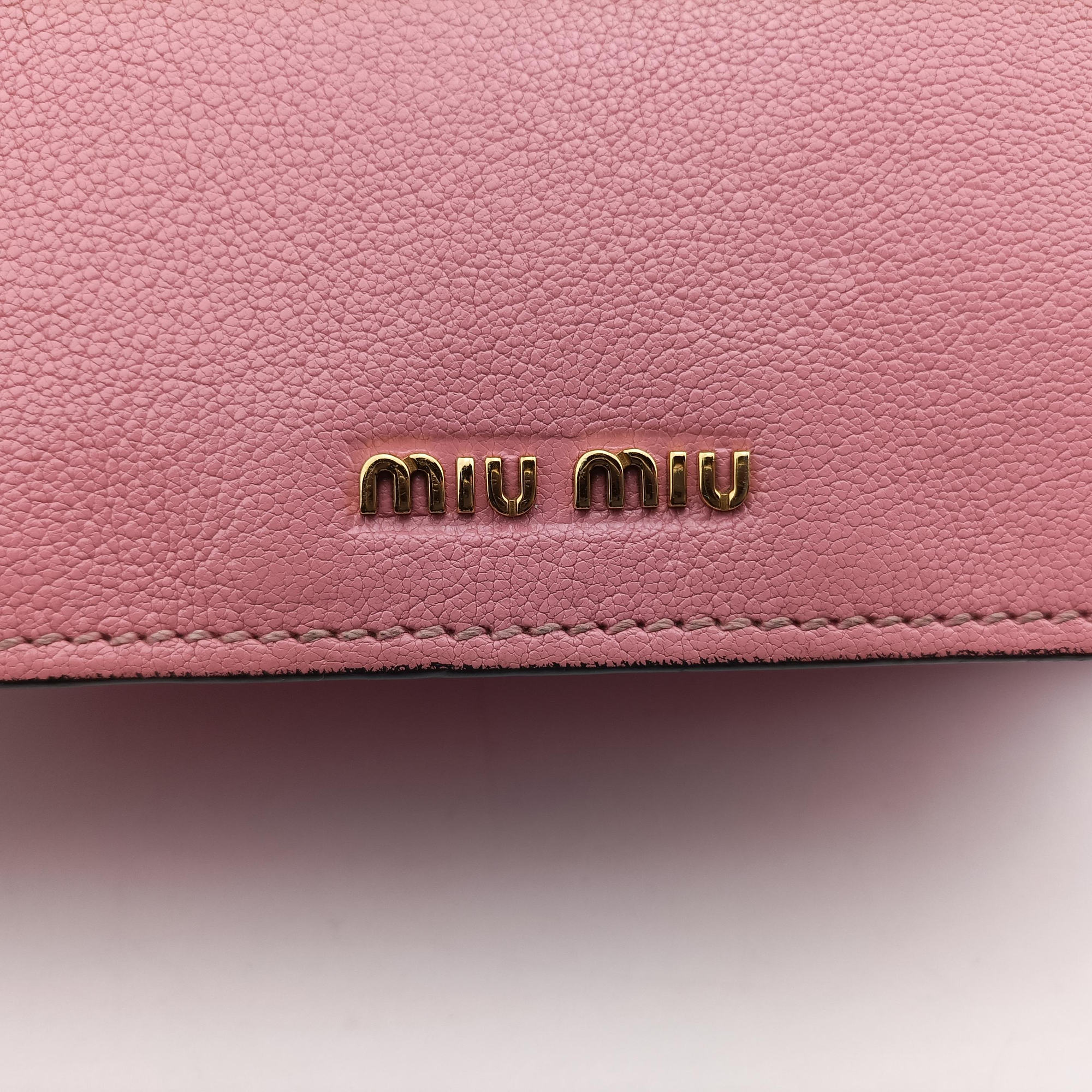 Vintage Miu Miu Miu Lady Pink×multicolor Leather  shoulderbag | stylenewstar