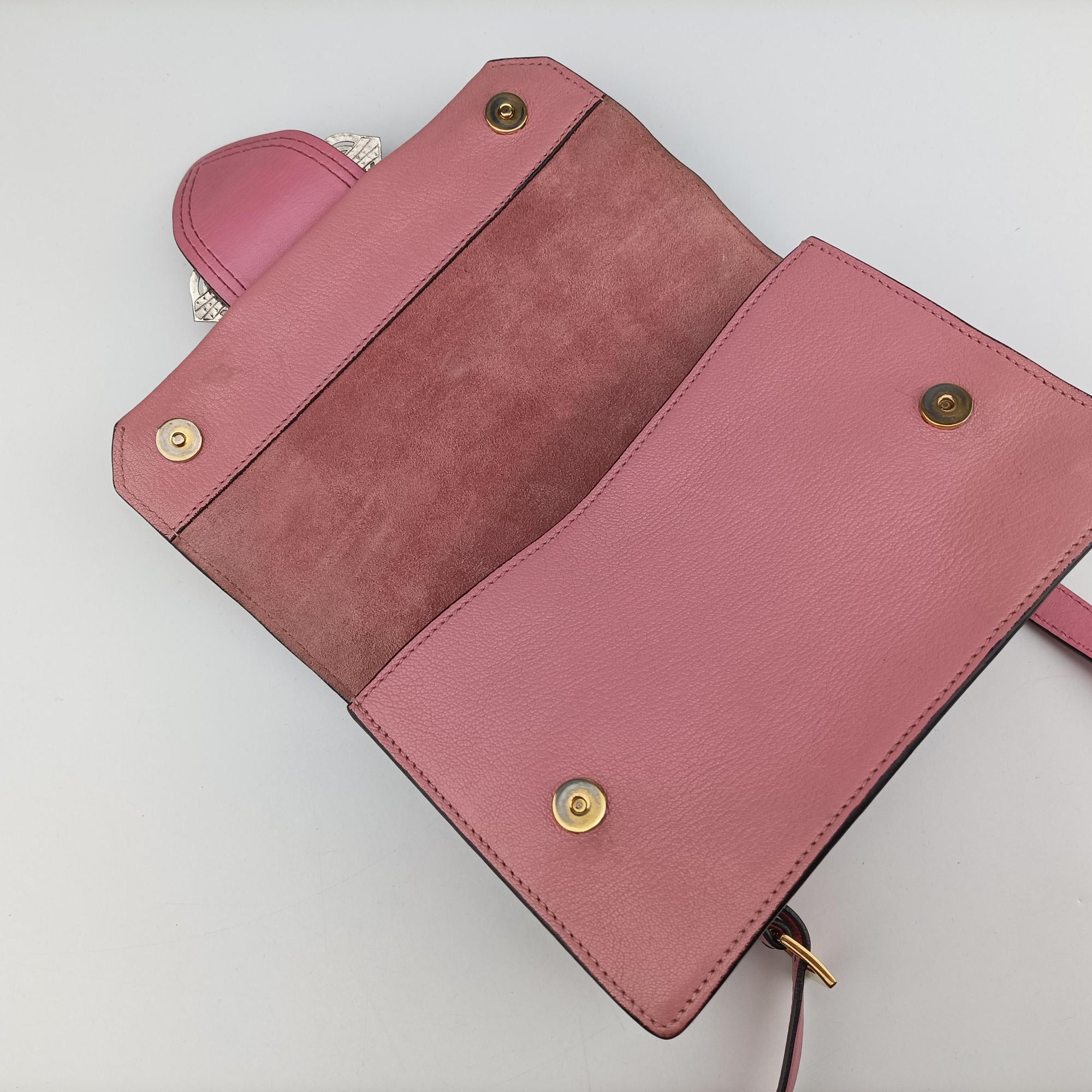 Vintage Miu Miu Miu Lady Pink×multicolor Leather  shoulderbag | stylenewstar