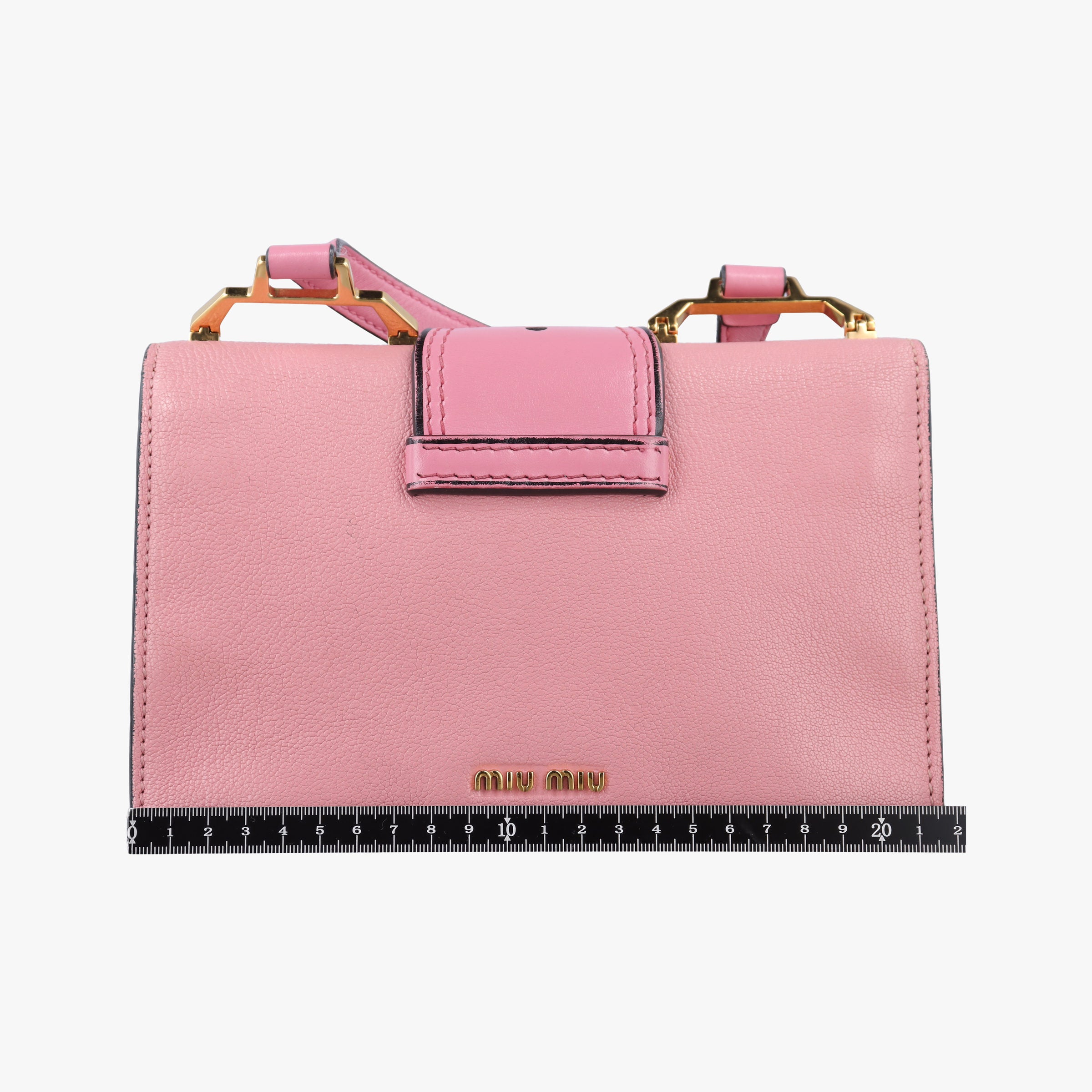 Vintage Miu Miu Miu Lady Pink×multicolor Leather  shoulderbag | stylenewstar