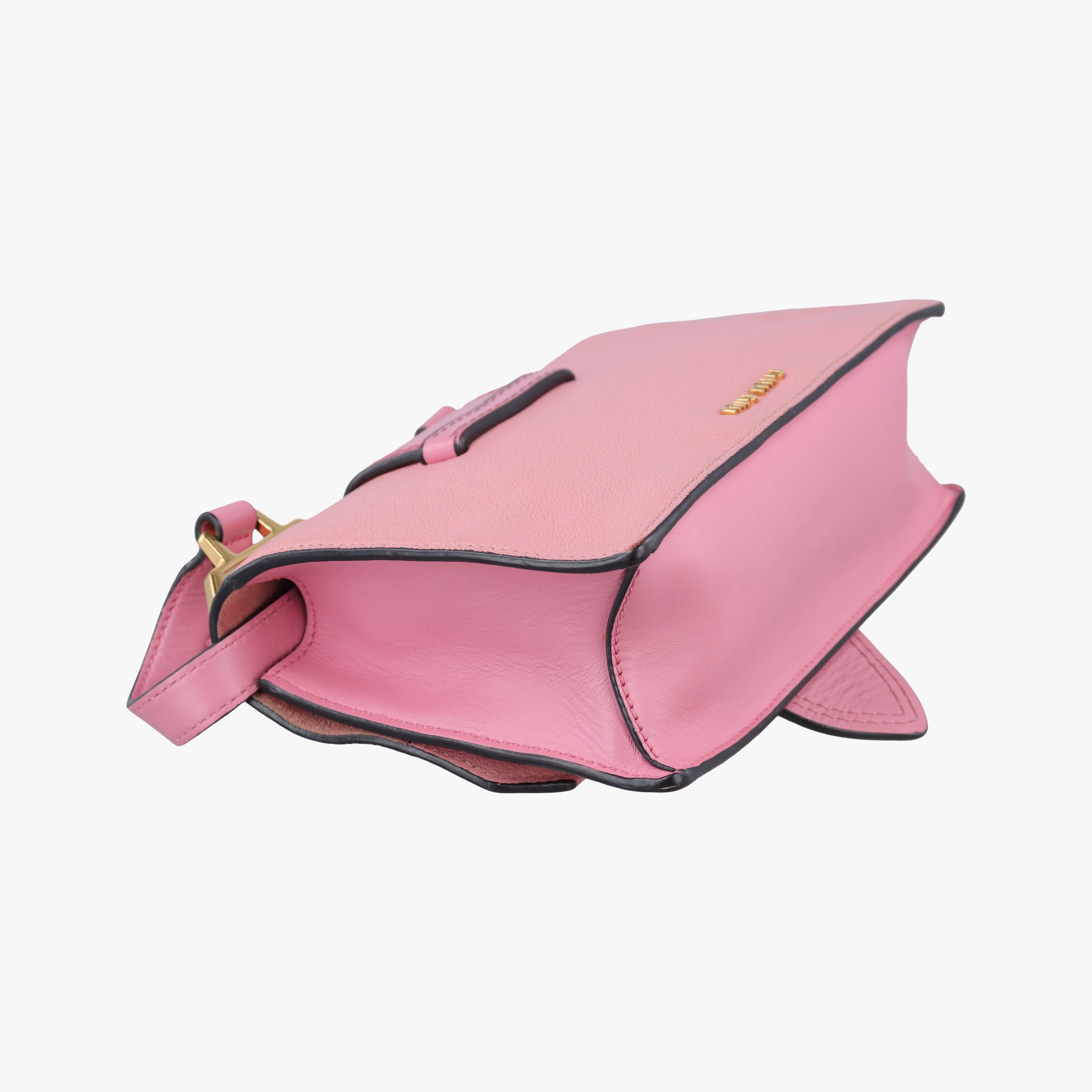 Vintage Miu Miu Miu Lady Pink×multicolor Leather  shoulderbag | stylenewstar