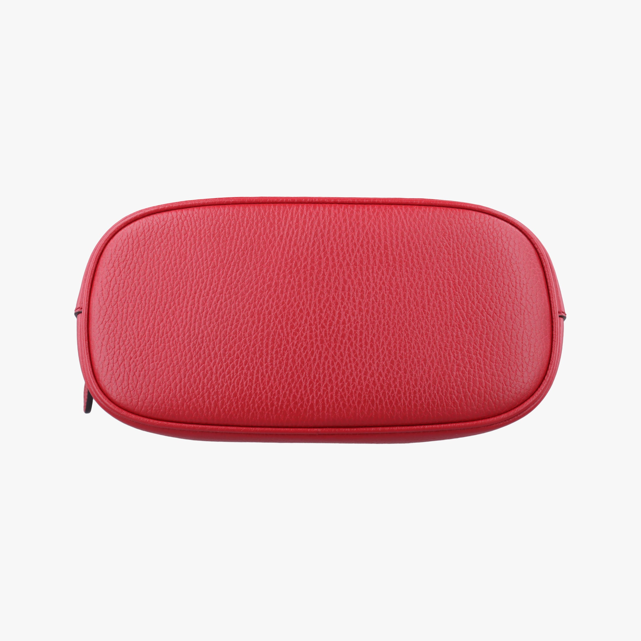 Pre-owned Gucci Interlocking G charm Dome Red Leather 449661 handbag | stylenewstar