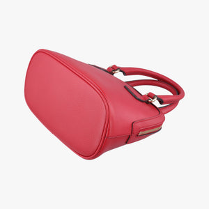 Pre-owned Gucci Interlocking G charm Dome Red Leather 449661 handbag | stylenewstar