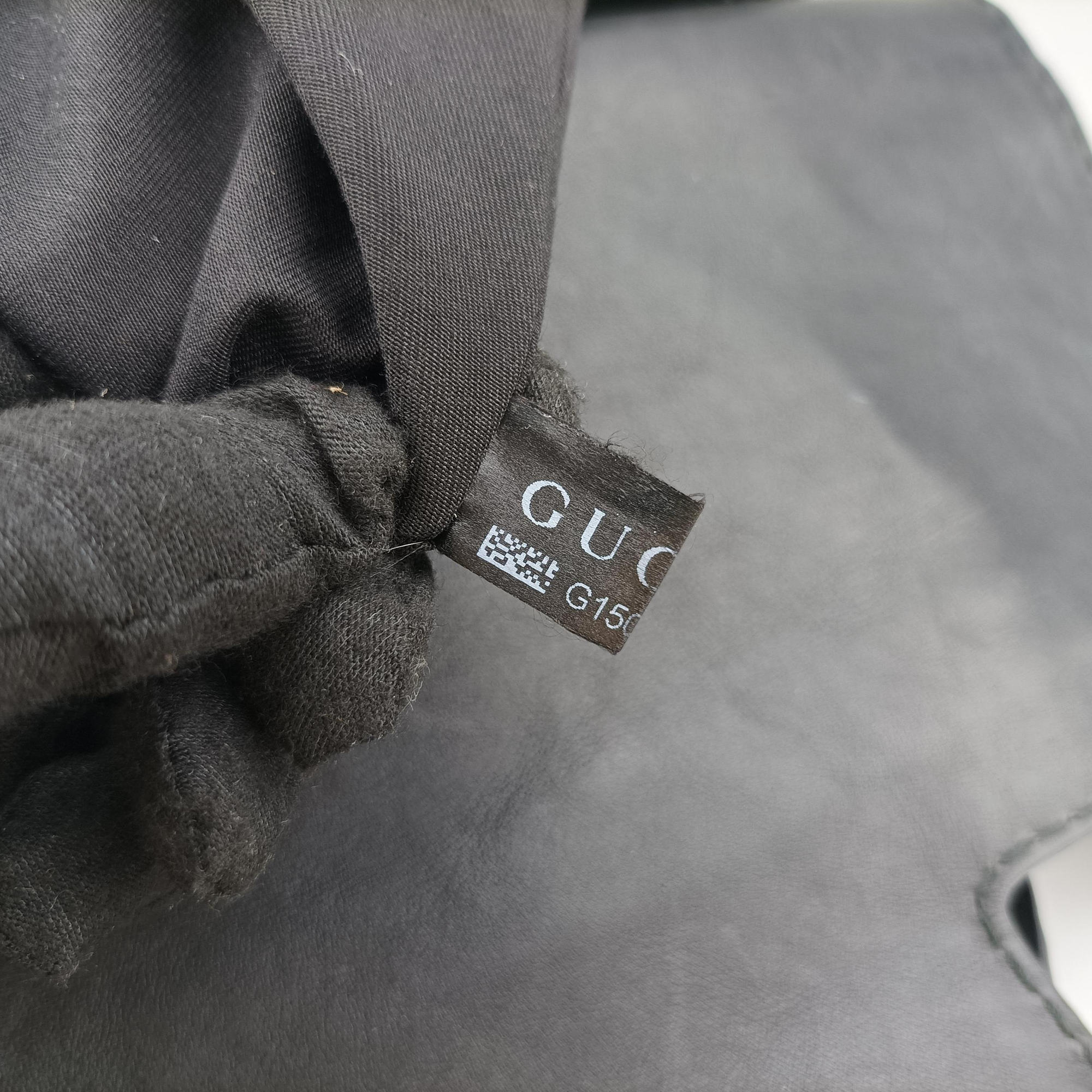 Pre-owned Gucci Dialux Queen Large Black Leather 189881 handbag | stylenewstar